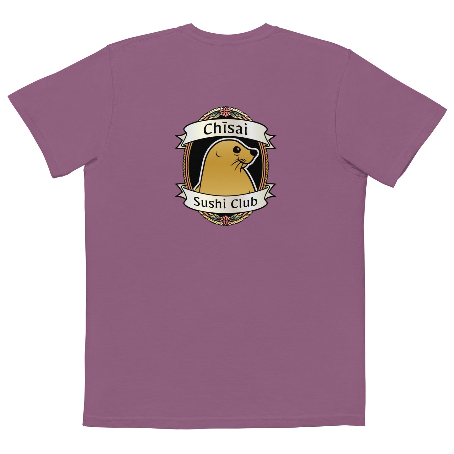 Unisex garment-dyed pocket t-shirt