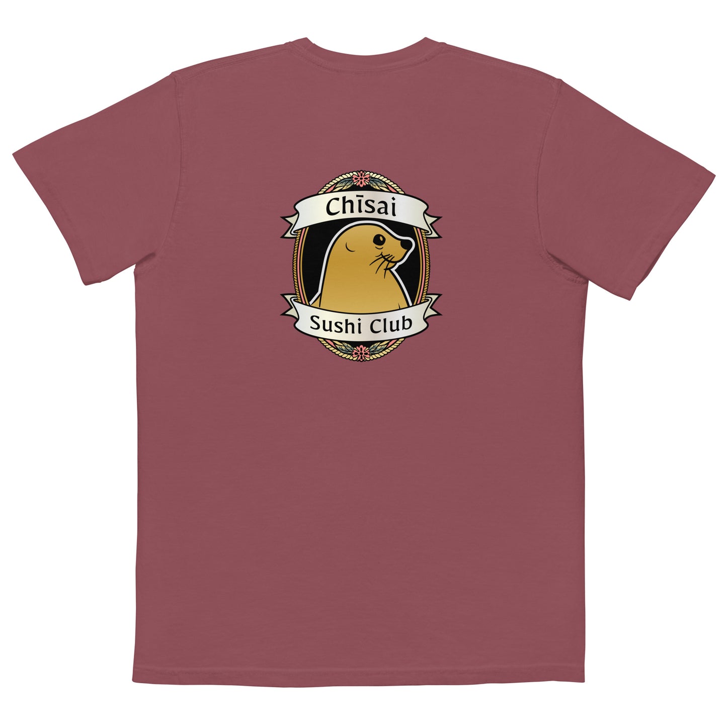 Unisex garment-dyed pocket t-shirt