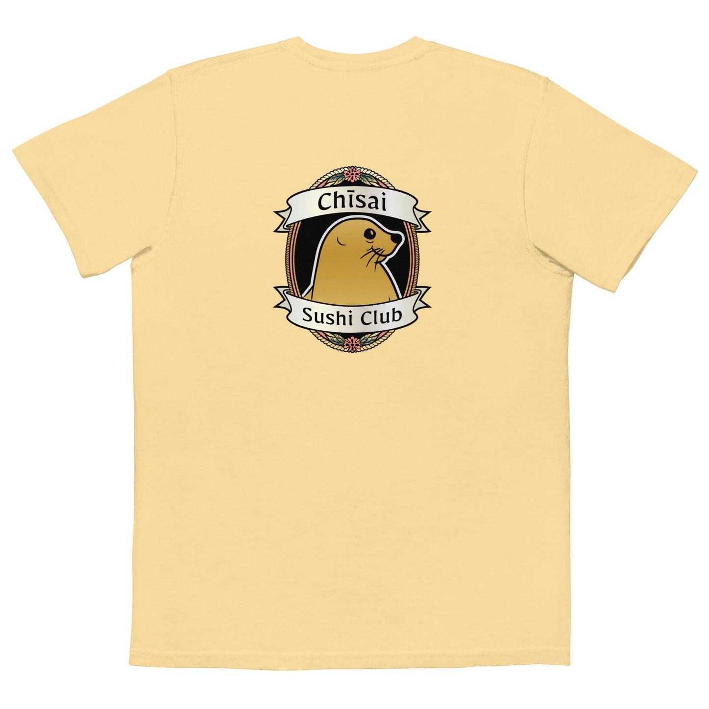 Unisex garment-dyed pocket t-shirt