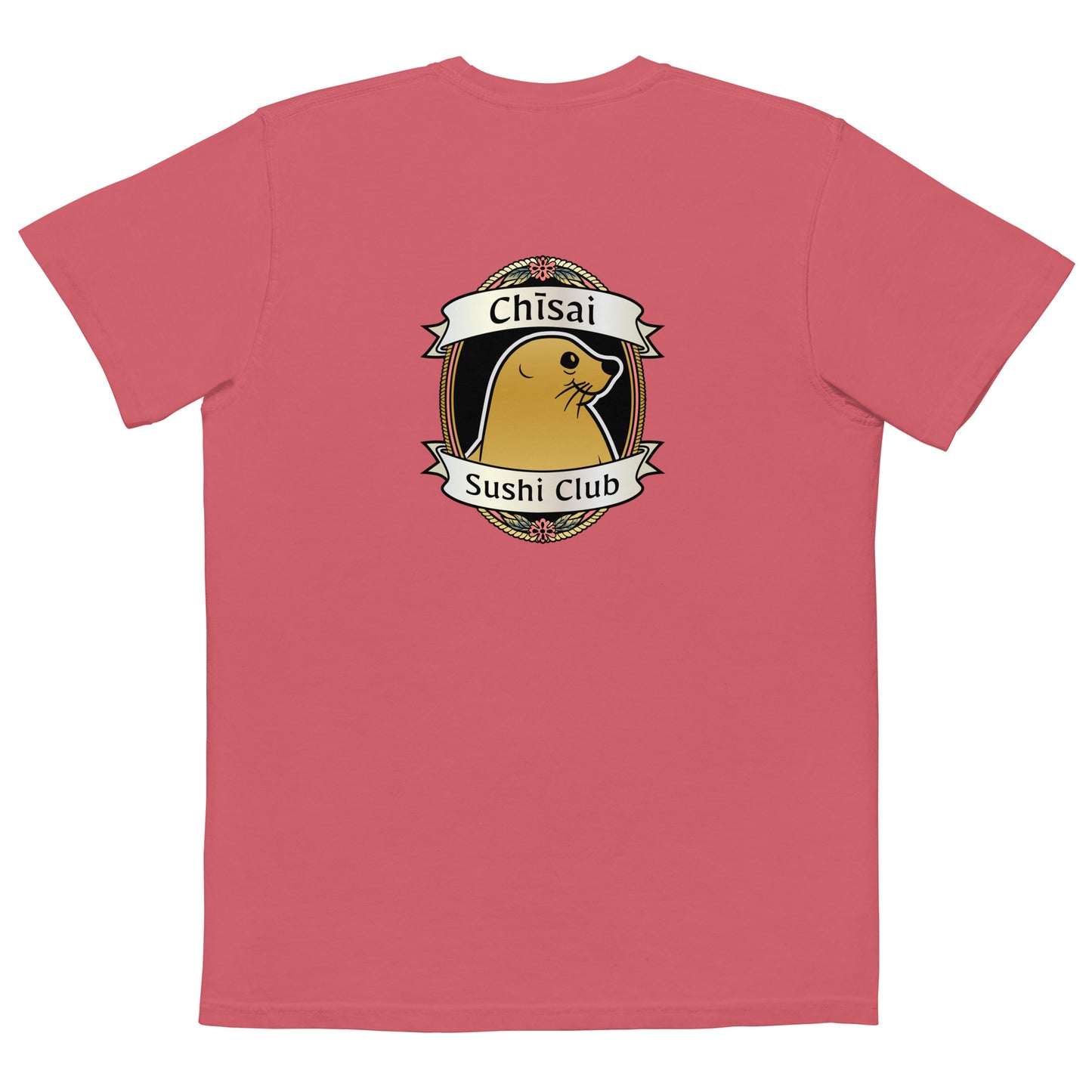 Unisex garment-dyed pocket t-shirt
