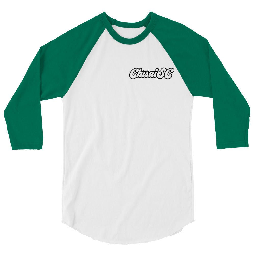 3/4 sleeve raglan shirt